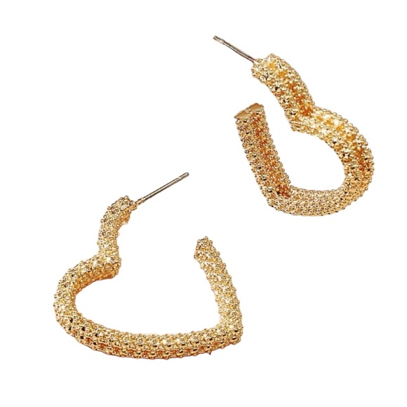 Jewelry - Women Stainless Steel Heart Shape Earrings